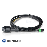 Câble de raccordement à fibre optique extérieur IP67 DLC SC MPO, étanche, pré-terminé