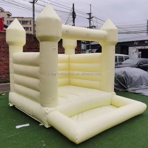 Maison de rebond d'éclaboussures de marché blanc et gris avec toboggan Combo Backyard Kids Water Gonflable Bouncer Jumping Bouncer - Product Image 4