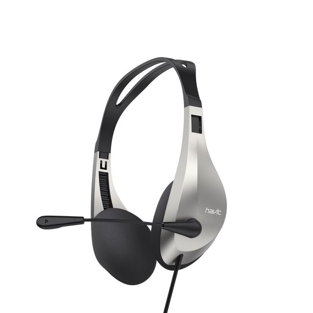 Havit H205D Oem Auricolare Fones De Ouvido Barato Portable Music Headphones Call Center Usb Headset With Microphone