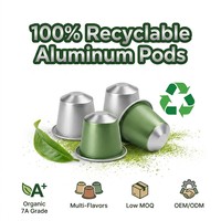 Cápsulas de Matcha al por Mayor a Precio de Fábrica, Grado 1A-7A, Etiqueta Personalizada para la Industria de Bebidas y Cafeterías, Compatible con Máquinas de Cápsulas