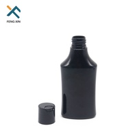 Bouteille de shampooing ronde en plastique PET de 160ml avec bouchon à vis de joint de pompe et sérigraphie pour les lotions et l'emballage.