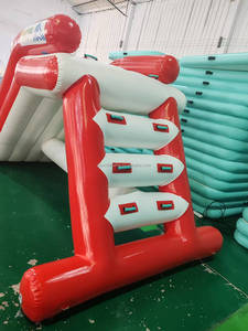 Vui vẻ <span class=keywords><strong>Inflatable</strong></span> nổi trượt <span class=keywords><strong>Inflatable</strong></span> sup nước leo trượt cho người lớn trẻ em nổi công viên nước trò chơi giá thấp hơn - Product Image 3