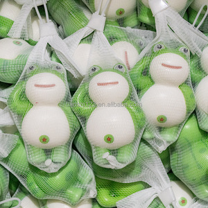 Jouet Squishy en Silicone Grenouille Mignonne à Rebond Lent, Anti-Stress, avec Logo Personnalisé, Sac en Filet, Ornement Décoratif, Jouet de Décompression pour - Product Image 4