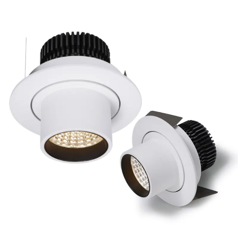LED Spot lamba avrupa tarzı Modern basit kolay kurulum ayarlanabilir parlama önleyici ofis dükkanı süpermarket Led Downlight 26W