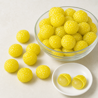 OEM Factory Manufacturer Peeled Durian Gummy Fruity Flavour Soft Sweets Individually Wrapped Bag