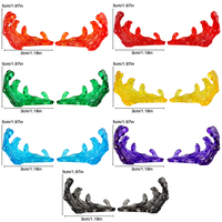 Bloques de Construcción de Plástico con Figuras de Soldados y Armas con Llama de Colores y Luz Especial, Juguetes para Niños FD42A-FD42G