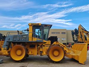 Good Condition Shantui SR28MR Road Compactor Yellow Heavy Duty <b>Roller</b> Equipment For Highway Land Base Compaction Project - Product Image 1