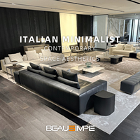 Ensemble de canapés de luxe modernes personnalisables, canapé fantaisie de haute qualité pour meubles de villa et de salon