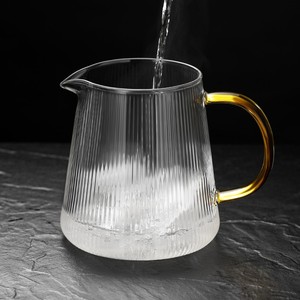 Vertical Striped Teapot With Stainless Steel Filter For Black And Green <b>Tea</b> Kung Fu <b>Tea</b> Set Household Use - Product Image 2