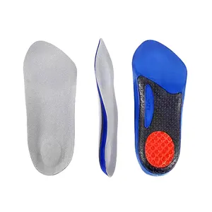 3/4 Length Orthotic Half Insoles for Flatfoot Heel Arch Support Pads Orthopedic Shoes Insole Foot Health Care Sole Unisex