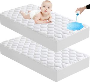 <span class=keywords><strong>120x60</strong></span> Twin Single Toddler Bassinet Matelas Couverture Imperméable et Gel Mousse à Mémoire pour Hôtels et Chambres Bébé Berceau pour Enfants - Product Image 1