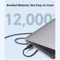 Câble Anker 322 USB-C vers USB-C 60W Max Tressé de 90 cm Compatible Téléphones, Tablettes et Ordinateurs Portables USB-C