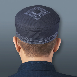 Chapeau Kufi Latafat en polyester et coton léger de haute qualité, ajustement confortable, durable, avec étiquetage personnalisé, accessoires d'automne - Product Image 3