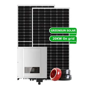 Top fornitore di 20kw pannelli solari sistema di prezzo 10kw 15kw 20kw 25kw 30kw 40kw 50kw 100kw sistema di energia solare per la casa