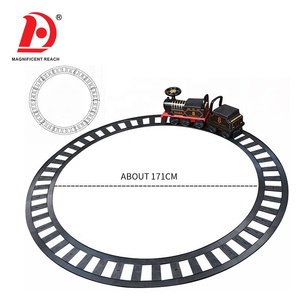 HUADA dioperasikan baterai Retro anak-anak, kereta berkendara ditunggu listrik anak-anak dengan jejak & cahaya & musik - Product Image 6