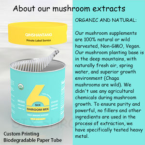 ผงเห็ดรวมสกัดเข้มข้น ฉินซานถัง แบรนด์ส่วนตัว คอร์ไดเซปส์ ชากา เรชิ เทอร์กีเทล ไมตาเกะ ไลออนส์เมน 7 ชนิด - Product Image 4