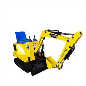 Mini-excavatrice télécommandée Noberman pour enfants avec moteur, PLC, engrenages et pompe – Jouet de terrasse de jeu - Product Image 1