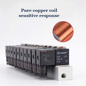 2/2 cách AirTAC loại solenoid van với van cơ sở và đa dạng 2v025-06 khí nén van Ngân hàng đa dạng - Product Image 2