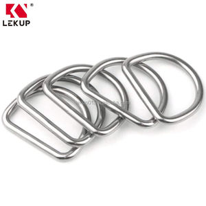 ห่วงคาราไบเนอร์รูปตัว D สำหรับขายส่ง ขนาด 6x50 มม. ห่วงรูปตัว D แบบหนา ทำจากเหล็กกล้าไร้สนิม 316 เชื่อมอย่างดี - Product Image 3