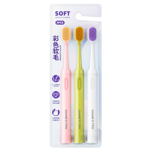 Cepillo de dientes Banner Pro con cerdas suaves, cabezal ancho, manual, para adultos, limpieza de dientes, cuidado de las encías - Product Image 5