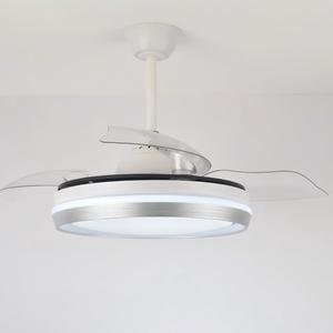 Wholesale Ceiling Fan With Light Manufacturers Modern LED Integrated Flush Mount Ceiling Fan Factory for Home Decoration - Product Image 1