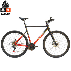 Vélo de route HUILOR Aurora en alliage d'aluminium 26 pouces, 21 vitesses, fourche rigide, pour adultes, étudiants et navetteurs - Product Image 1