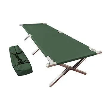 Outdoor camp bed oxford collapsible folding cot hiking sleeping bed for camping