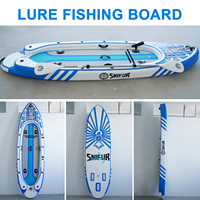 Planche de pagaie de pêche personnalisée, planche de pédale de pêche lulusky, point de chute unique, fournisseur de gros, BSCI / CE OEM