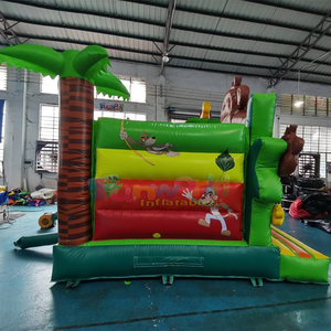 บ้านลมเด็กแบบเป่าลมสำหรับใช้งานกลางแจ้ง คุณภาพระดับพาณิชย์ รูปทรงปราสาทลิง ดีไซน์ไม่ซ้ำใคร - Product Image 4