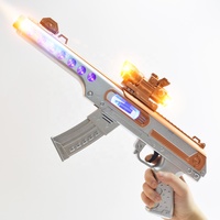 Pistola eléctrica de arma de vibración de francotirador bo, pistola de juguete operada por batería súper