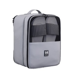 Sac de voyage extra-large en PU avec fermeture éclair pour le rangement de luxe léger des pantoufles, des chaussures de basketball, de football, de badminton et des chaussures de sport - Product Image 1