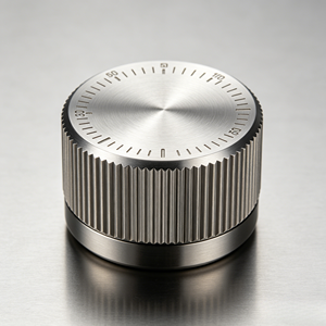 OEM Custom CNC Machined Aluminum Rotary Dial Laser Engraved Scale Industrial Precision Adjustment <b>Knob</b> Parts - Product Image 6
