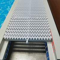 Rejilla de Desagüe para Piscina Comercial, Rejilla de PVC Resistente, Cubierta de Canal de Drenaje, Rejilla Antideslizante Resistente a los Rayos UV