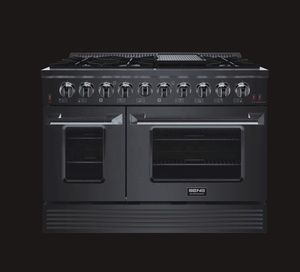 SENG ETL Chứng Nhận Titan Đen Chuyên Nghiệp Phạm Vi 6 Burner 30 & 36 & 48 Inch Gas Lò Kiểm Soát Nhiệt Độ - Product Image 1