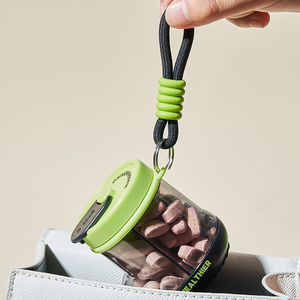 Xách tay nhỏ 4 ngăn <span class=keywords><strong>Pill</strong></span> <span class=keywords><strong>Box</strong></span> Organizer lưu trữ y học trường hợp - Product Image 4