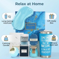 Coffret cadeau spa de luxe unisexe Lunaire avec gobelet motivant – Idées cadeaux pour la fête des pères, anniversaire, pour lui ou pour elle