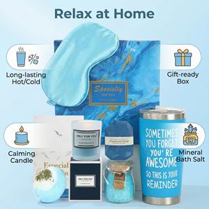 Coffret cadeau spa de luxe unisexe Lunaire avec gobelet motivant – Idées cadeaux pour la fête des pères, anniversaire, pour lui ou pour elle - Product Image 2