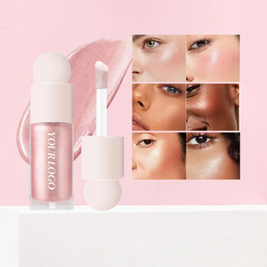 Maquillage Cosmétique Vegan Sans Cruauté Lueur Marque Privée Antiadhésif Visage Surligneur Liquide Shimmer Longue Durée pour Joues et Visage - Product Image 3