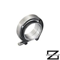 Kit de collier de serrage double en V OEM SS304 pour tuyau d'échappement turbo, 6,0 pouces, robuste, avec boulon en T, finition polie miroir, garantie 3 ans