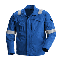 Veste de travail FR personnalisée pour hommes - Haute visibilité, antistatique, certifiée NFPA 2112, vêtements de travail de sécurité industrielle à manches longues