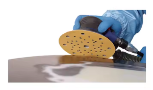 Cát Giấy Sản Xuất P80 Giấy nhám Đĩa 5 Inch 125Mm 8 Lỗ Móc Và Vòng Lặp Ô Tô Putty Sanding Đĩa Giấy - Product Image 2