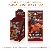 Boîte de boosters de jeu de cartes japonais en gros OP-02 Paramount War Directement du distributeur IP agréé SR+ Garanti Certifié CE