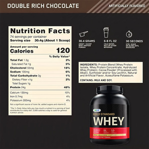 Proteína de Suero de Leche Aislada Orgánica <span class=keywords><strong>Iso</strong></span> Clear, Sabor Chocolate Vainilla, Suplemento a Granel, Concentrado de Proteína de Suero de Leche de Animales Alimentados con Pasto - Product Image 3