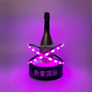 Nhà Máy Bán buôn sáng màu xanh LED ánh sáng duy nhất chai rượu sâm banh chai Presenter glorifier hiển thị - Product Image 6