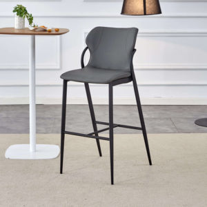 Ghế quầy bar cao cấp, chất liệu giả da PU bền chắc, chân cao, dùng trong nhà hàng khách sạn, nội thất phòng ăn sang trọng. - Product Image 2