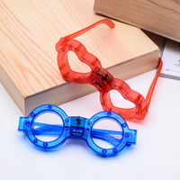 Muestra Gratis de Gafas LED, Artículos de Fiesta con Luces LED, Recuerdo para Niños y Adultos, Gafas de Juguete Luminosas para Cumpleaños y Navidad