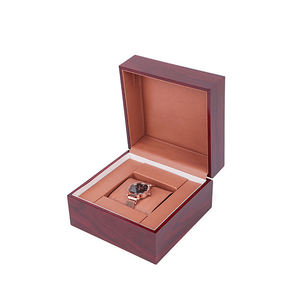 ウォッチボックス木製シングルウォッチボックス包装クルミMdfウォッチボックスカスタム高品質高級 - Product Image 5