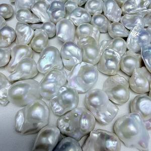 Nuevo Collar de Perlas Barrocas para Mujer, 13-19 mm, Daba Luo, Colgante de Plata Pura, Estilo Simple, Collares con Colgante Fino - Product Image 3