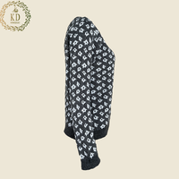 KD – pull tricoté à la main pour femme, pull-over en Mohair moderne et à la mode
