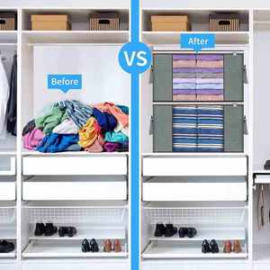 Classic Foldable Eco-Friendly Durable <b>Vacuum</b> Compression Storage <b>Bag</b> with Window for Quilt Clothes Bedding Wardrobe Use - Product Image 4